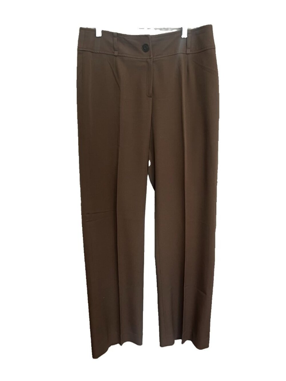 Wide Leg Alexis Womens Dress Pants Tan Zip Size M. Z